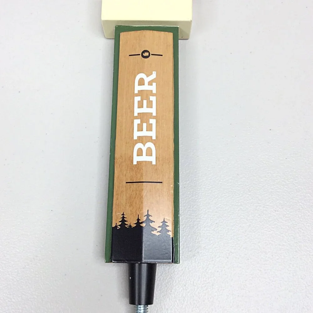 Two Beers Brewing Co Tap Handle Seattle Washington Fresh Hop Craft Keg Top 11.5
